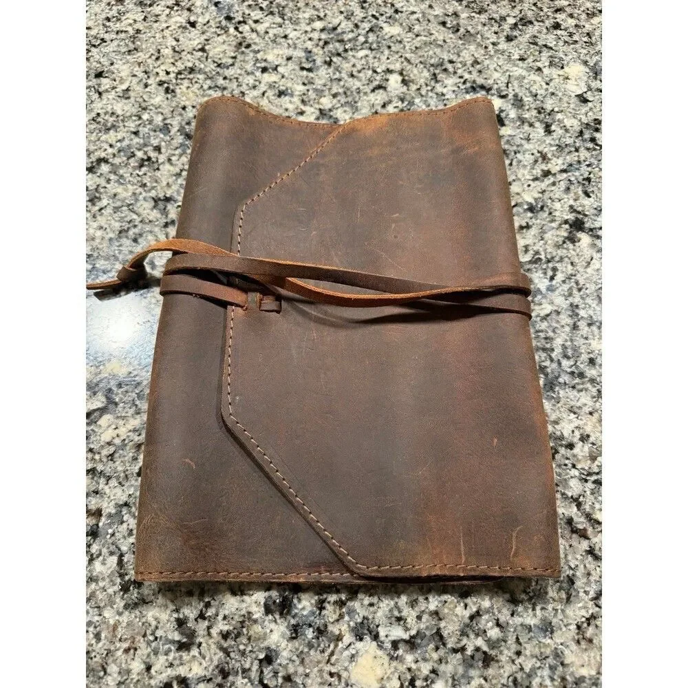XXL leather Bible cover/notebook cover